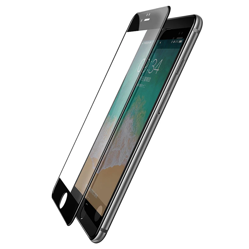 20D Мягкая изогнутая кромка полное покрытие защитное стекло на iPhone 7 8 6 S Plus