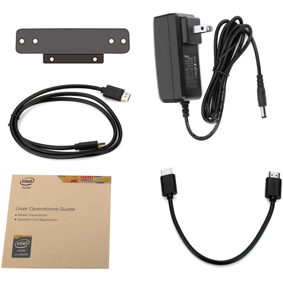 Z83II Mini PC Intel Atom x5-Z8350 Quad Core 64bit Bluetooth 4.0 HDMI 2.4G 5.8G WiFi TV Box Media Palyer X86 LAN | Компьютеры и офис