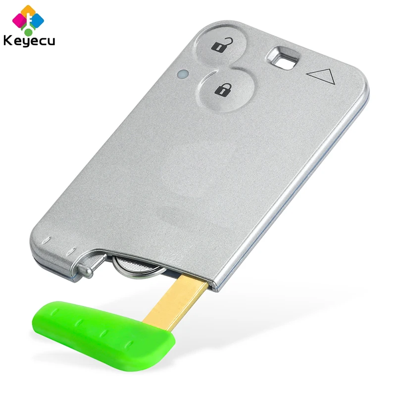 KEYECU пара замена смарт карты дистанционного ключа автомобиля 2 кнопки и 433 МГц PCF7926