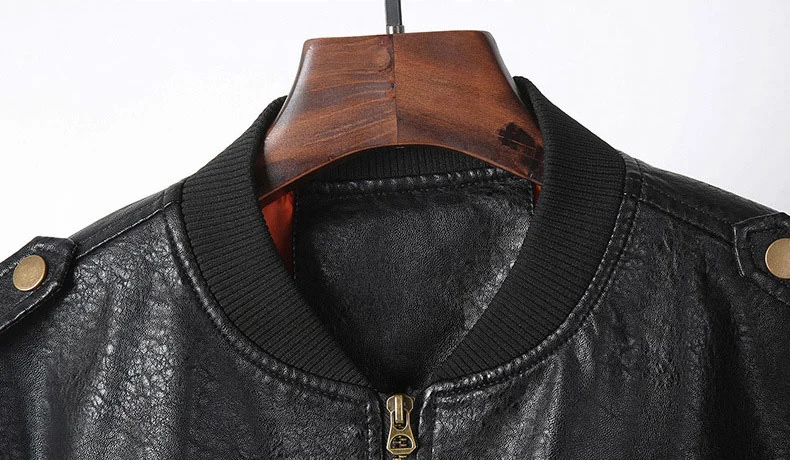 Refire gear мотоциклетная байкерская куртка из искусственной кожи Мужская Весенняя винтажная куртка Пилот Военный бомбер мужская Осенняя Повседневная бейсбольная куртка