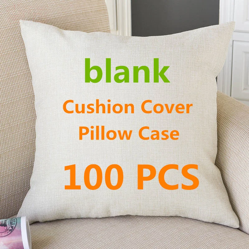 100 шт. оптовая продажа чехол для подушки без рисунка клиентов сделай сам almofadas cojines