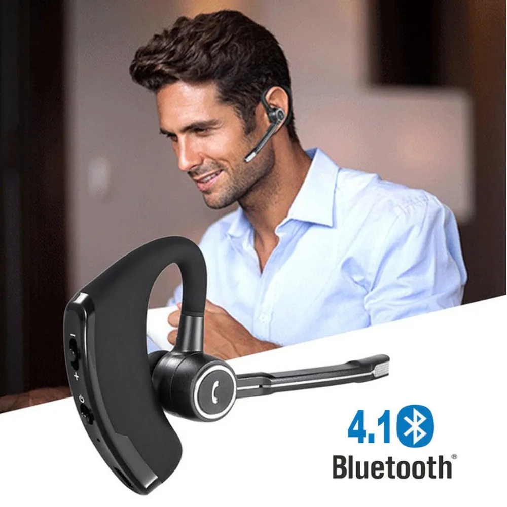 Bluetooth наушники V4.1 беспроводная гарнитура стерео шумоподавляющие с микрофоном
