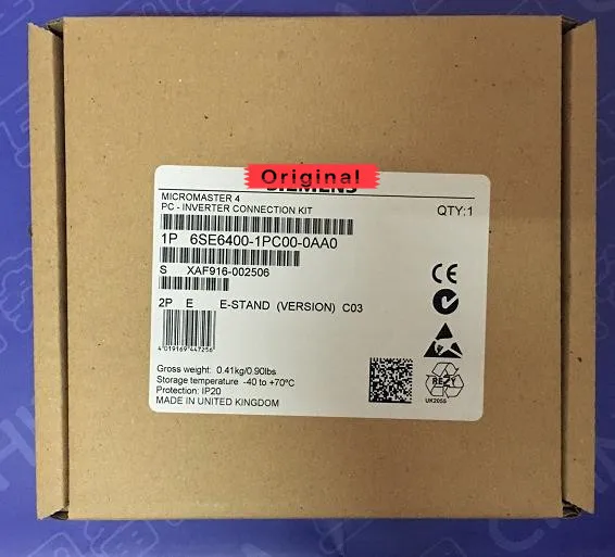 

Новое и оригинальное соединение преобразователя частоты 6SE6400-1PC00-0AA0