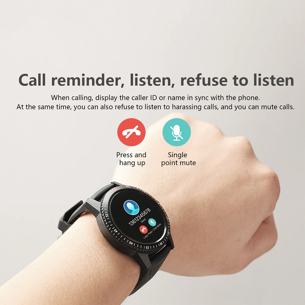DOOLNNG T1 Bluetooth Smart Watch IP67 Waterproof Heart Rate Blood Pressure Monitoring Sport Pedometer Information Remind | Электроника