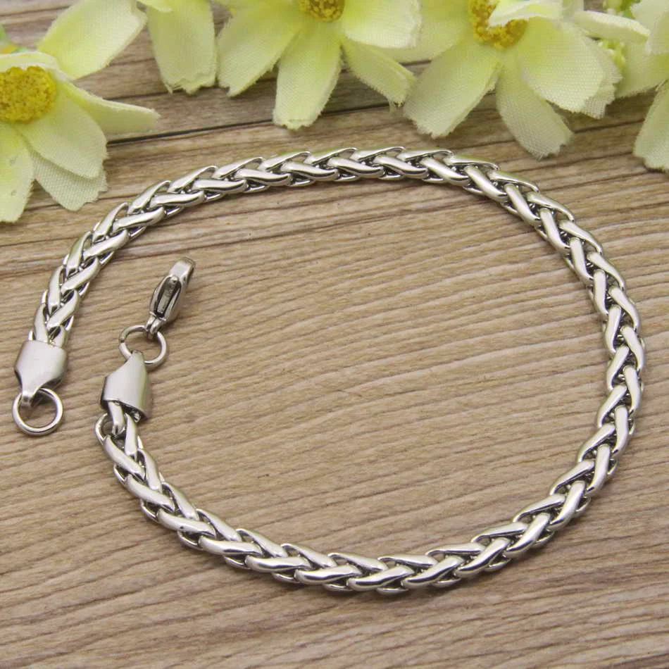 Лидер продаж классические ожерелья и браслеты из нержавеющей стали золотого