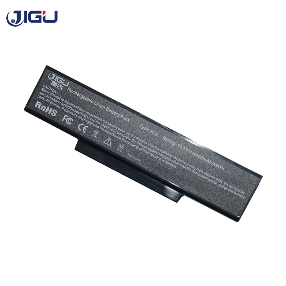 Аккумулятор JIGU для ноутбука K73 A72F K72L N71V Asus N73G X77J N73J K72N N73F N73S N73Q K72K A72 N71 N73 X77 N73F|laptop