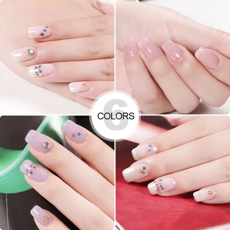 Modelones 10 мл модный Желейный УФ гель для ногтей Дизайн Ногтей Стойкий лак и