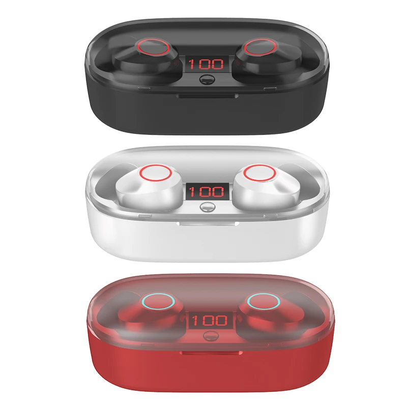 ANBES Беспроводной наушники вкладыши TWS с мини V5.0 Bluetooth Бизнес гарнитура С