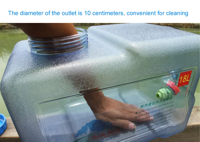 Outdoor5L 8L12L15L18L ведро для воды Пищевой ПК резервуар для воды на открытом воздухе походные аксессуары для кемпинга контейнер для воды с краном