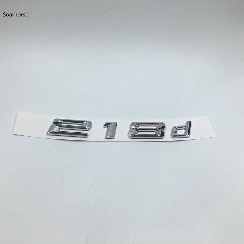 Soarhorse для BMW 218d 220d 228d 230d 235d 240d наклейки с эмблемами задние буквы логотип наклейка F22