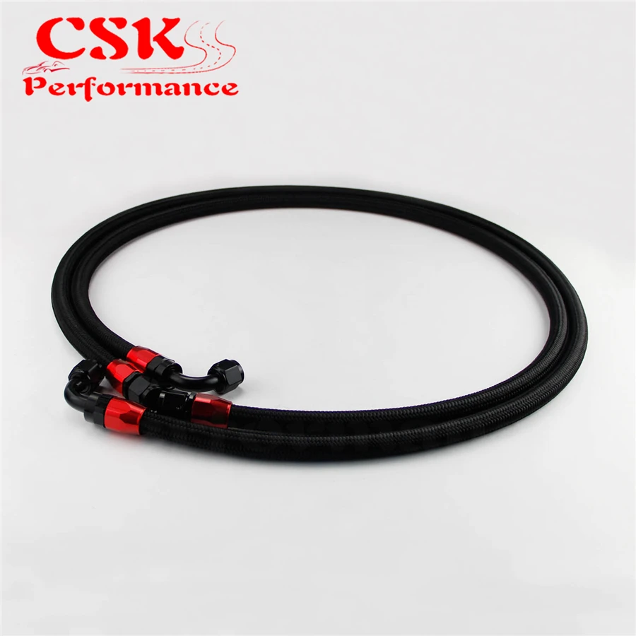 2 шт. шланг для масляного радиатора 8 дюймов | Автомобили и мотоциклы