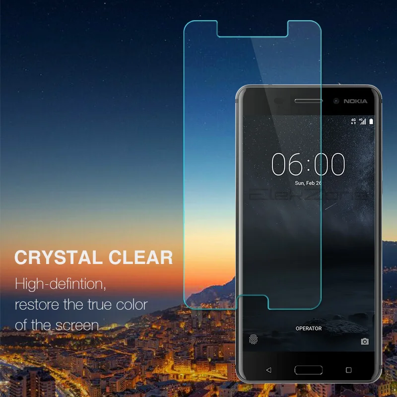 HD защитная пленка для Nokia 6 из закаленного стекла прозрачная 1 Plus Защитная