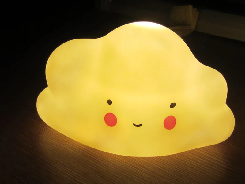 Новинка Облако Лица Ночник Детская Спальня Ночника Мини Игрушки Лампы В Спальне