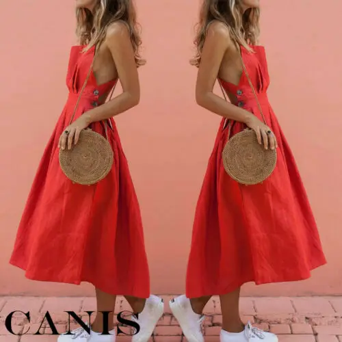 Женское пляжное платье макси повседневное длинное вечернее в стиле бохо пляжный