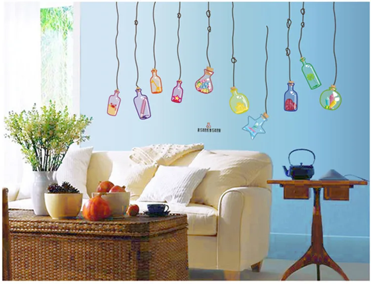 Поплавок бутылка плакат наклейки для детской комнаты домашний декор спальни