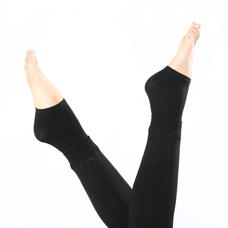 2017 новые и толстые женские зимние высокие чулки сохраняющие тепло плотные