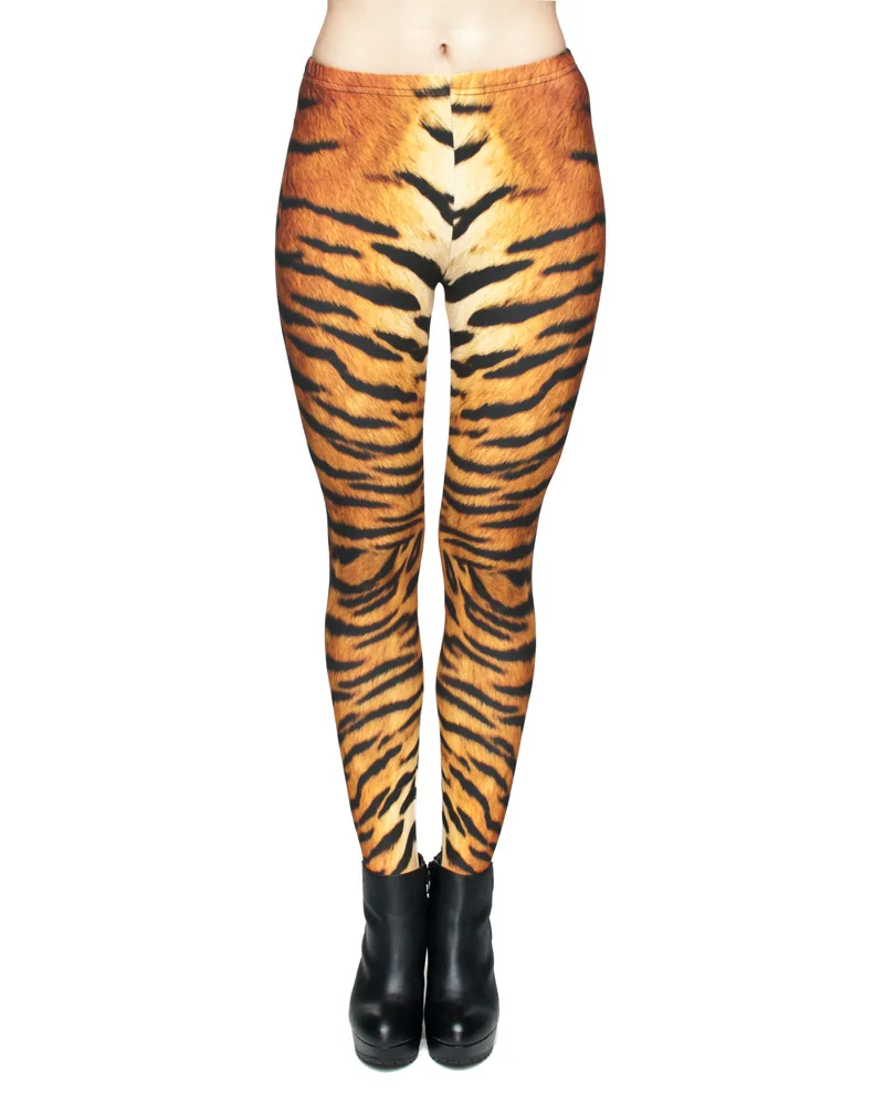 High Elasticity Legging Women Clothing Ladies Full Length Gold Chains Printing Legins Sexy Fitness Pants Workout Leggings | Женская