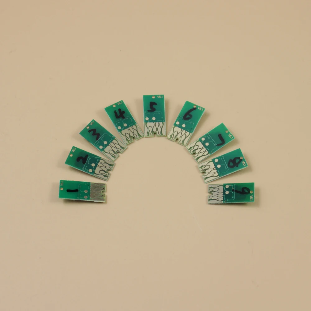 5 видов цветов/комплект навсегда использовать чернил сброса чипа для epson 7700 9700 7710