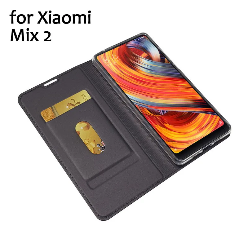 Чехол-книжка Pre mi um для Xiaomi mi Mix 2S 2 из натуральной кожи для Xiao mi x2S 6 ГБ 8 ГБ, защитный чехол-бумажник для карт