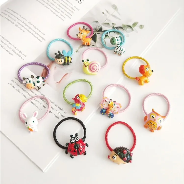 

1 PCS Cute New Cartoon Butterfly Bunny Princess Headwear Kids Elastic Hair Bands Baby Headdress Children Ropes Girls Accessories