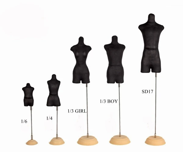 

[Wamami] 123 # черный манекен из пенопласта для 1/3 BJD Dollfie Clothe/Dress DIY OOAK аксессуар