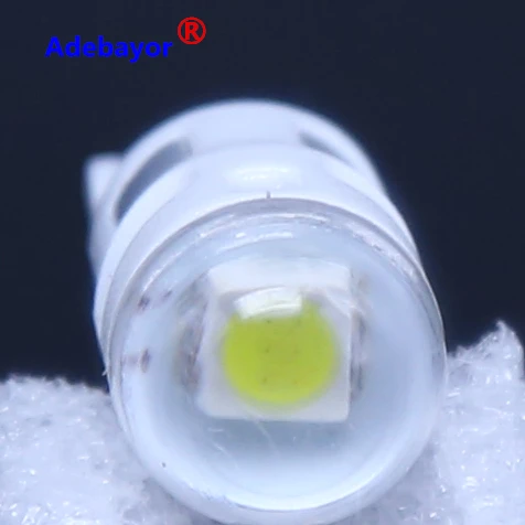 20X Высокое качество 12В автомобильная светодиодная лампа 194 W5W 1SMD T10 1 LED SMD 3030