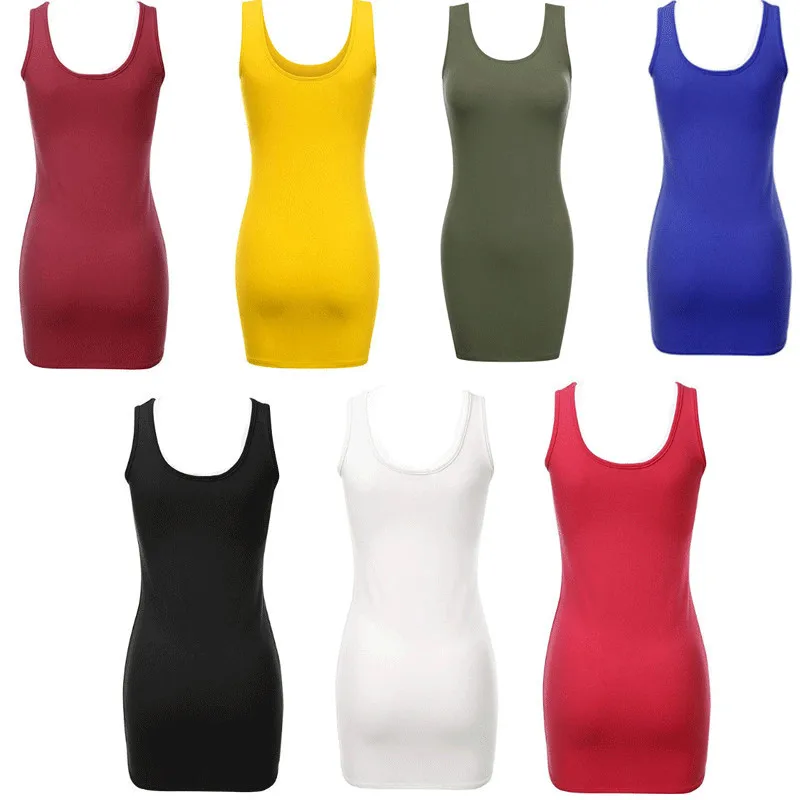 

Women ladies Rompers Jumpsuits Fashion Solid 7 colors Casual plain basic Slim Clubwear mini playsuits Sleeveless Bodycon set