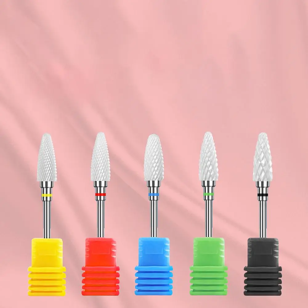 1 Pc Ceramic Nail File Women Manicure Pedicure Head Cuticle Cutter Dead Skin Remover Nail Drill Bits Nail Art Tools for Nail