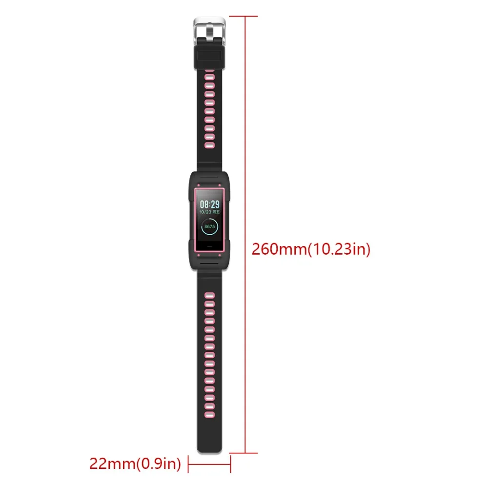 Для Amazfit Band Cor 2 A1712 умный Браслет мягкий силиконовый ремешок комплексная защита Amazfit Band 2 ремешка регулируемый размер