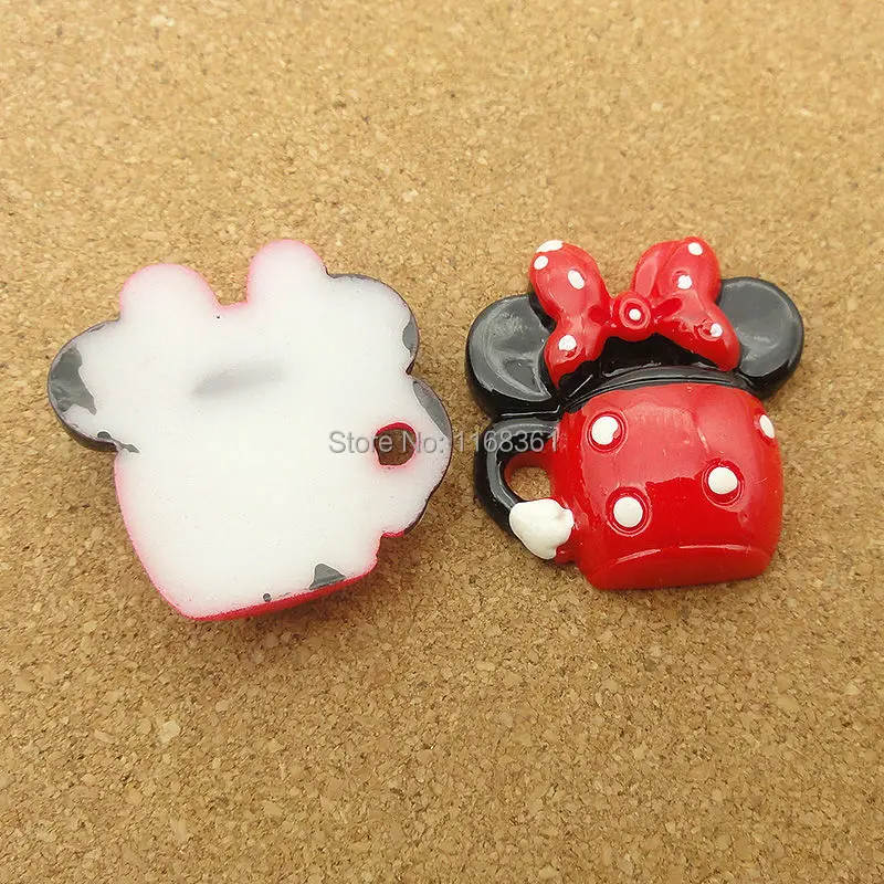 Flat back resin simulation food Minnie coffee drink cup 25mm Cabochons Scrapbook for DIY phone case decoration C403-7 | Дом и сад