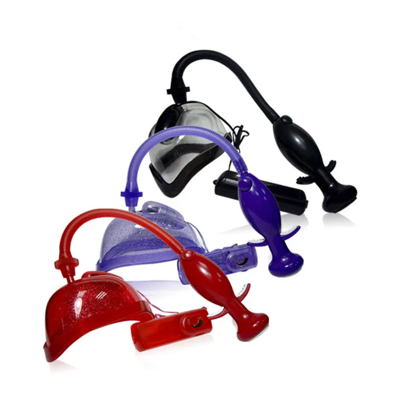 Электрический вибратор с вакуумной присоской для клитора насос влагалища