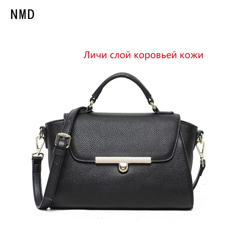 NMD 2019 женская сумка из натуральной кожи в классическом стиле большая