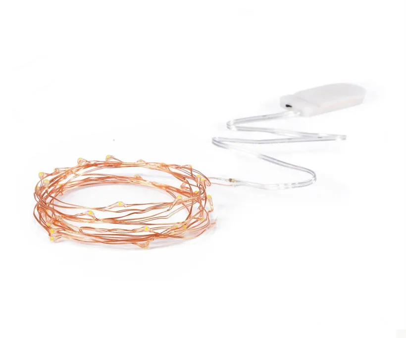 100 комплектов 2 м 20LED наружные рождественские мини рисовые сказочные огни микро