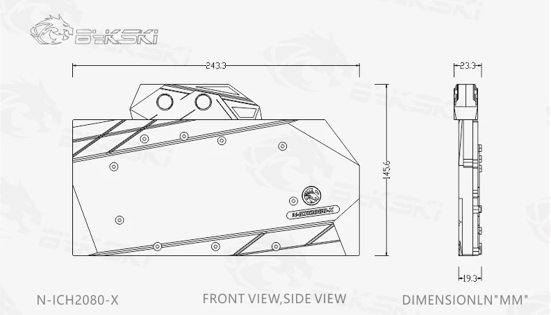 Bykski блок использования для Inno3D RTX 2070/2080 icхолм X3 JEKYLL/полное покрытие медный блок воды/Радиатор GPU/A-RGB/RGB AURA