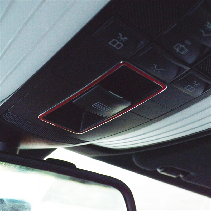 Автомобильный переключатель крыши декоративная рамка наклейка для Mercedes Benz E Class