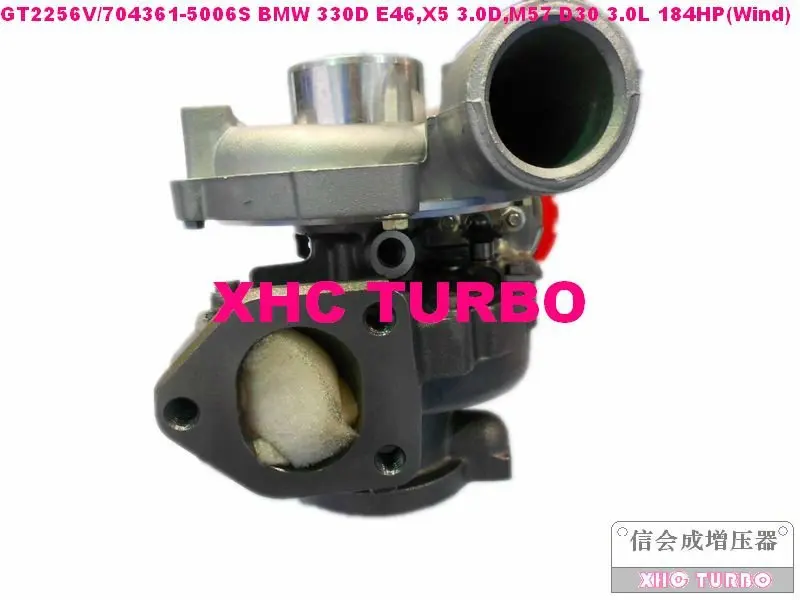 Новый турбокомпрессор GT2256V/704361 Turbo для 330D E46 X5 E53 M57D D30 3.0L 184HP 1999 2003|turbocharger