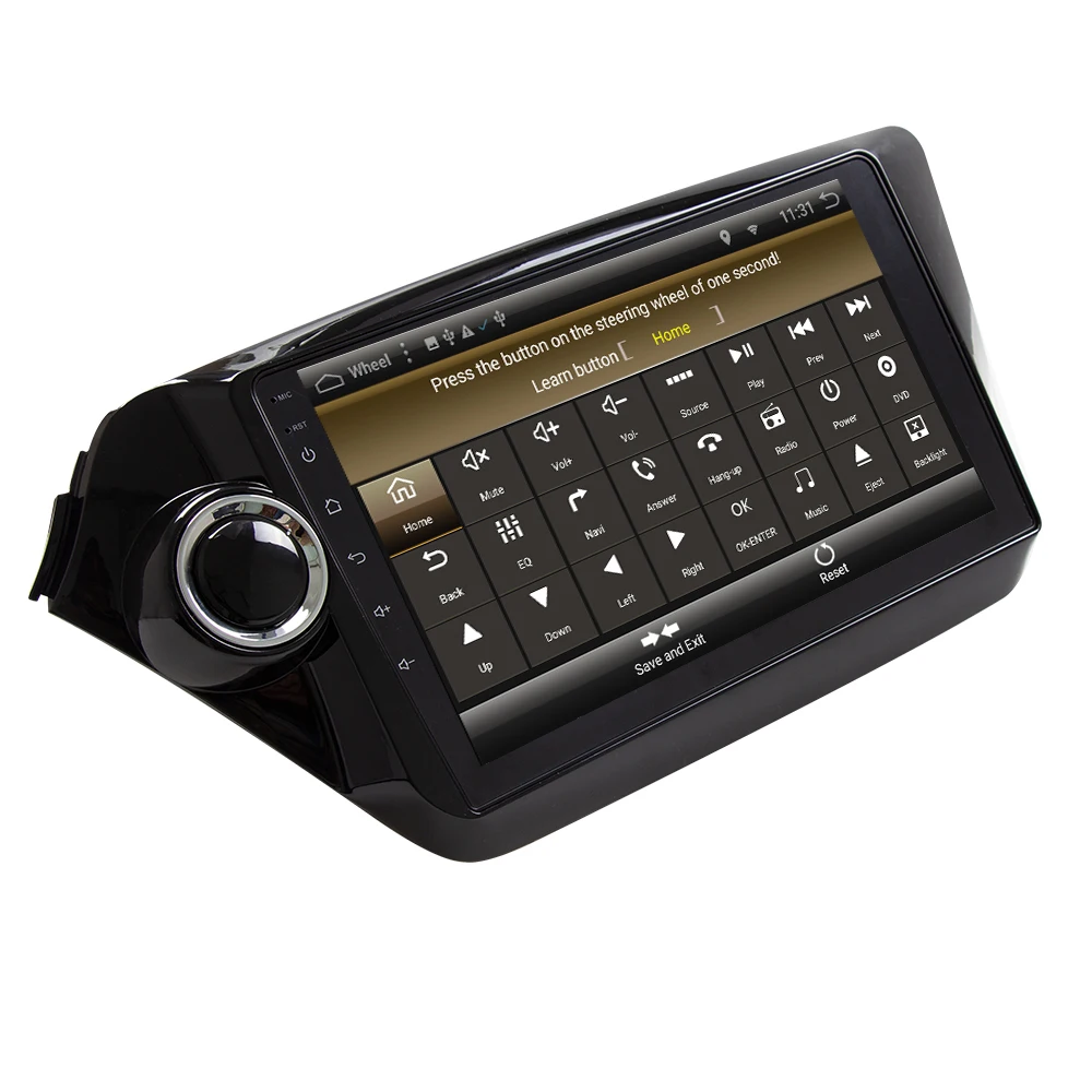 Eunavi 2 din 9 &quotandroid 7 1 автомобильный dvd плеер gps навигации для Kia k2 RIO 2010 2011 2012 2013 2014 2015 2017