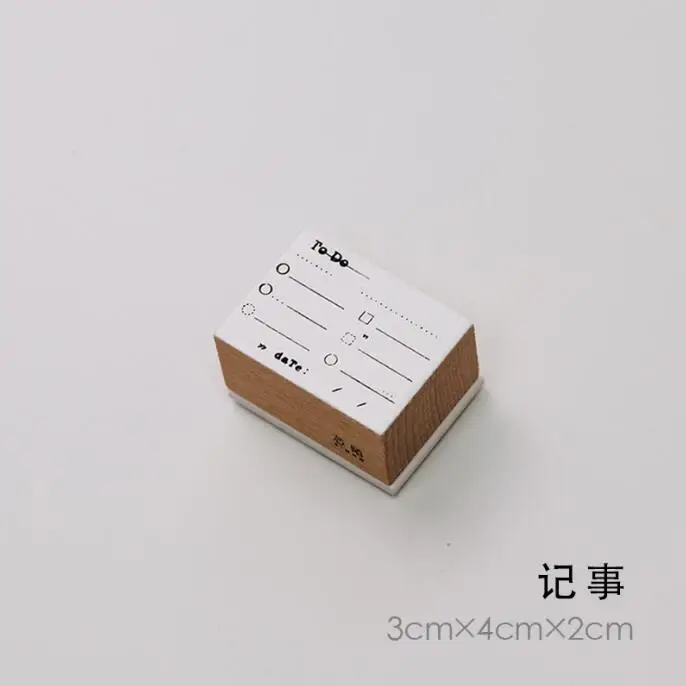 B XINAHER винтажная серия трат планировщик времени штамп DIY деревянные резиновые штампы для scrapbooking канцелярские принадлежности Скрапбукинг Стандартный штамп - Цвет: B