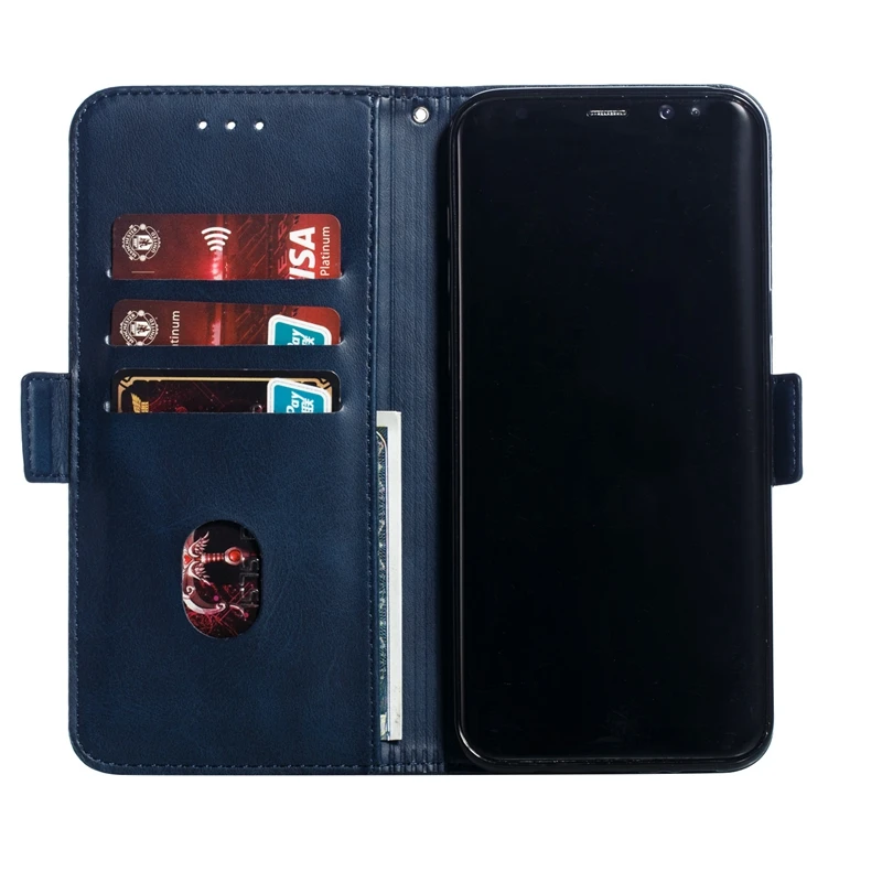 Кожаный чехол с откидной крышкой для Samsung Galaxy S8 Plus и подставкой телефона Etui