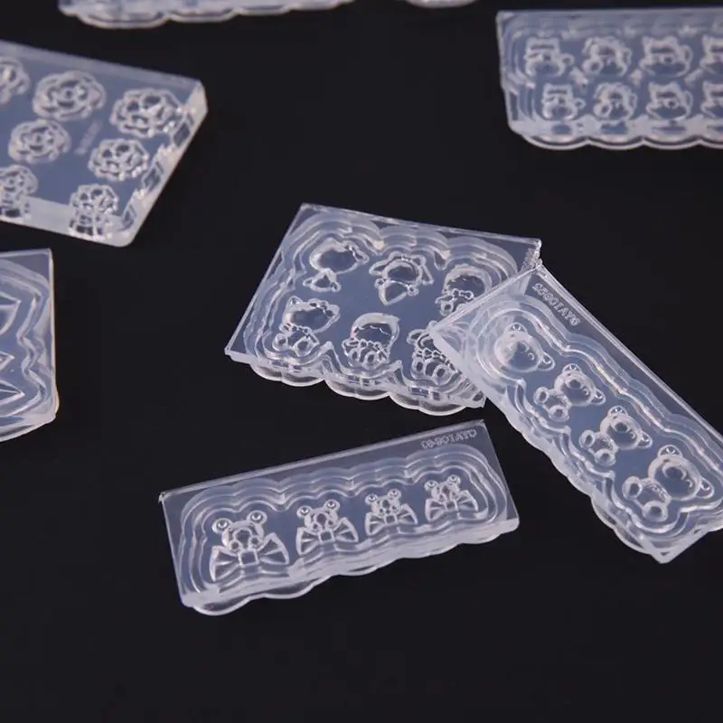 8 форм ногтей силиконовые формы DIY Дизайн советы шаблон 3D УФ гель акриловый
