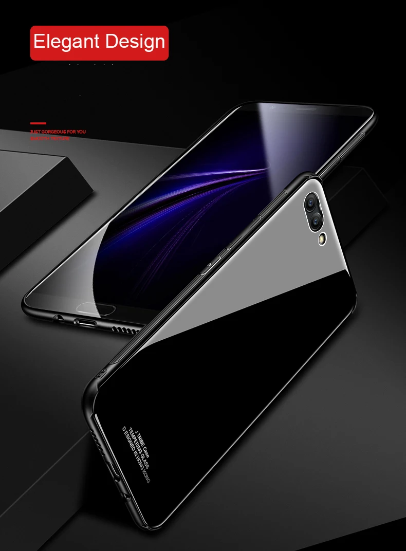 MAKAVO для huawei Honor 10 чехол Роскошный V10 гибридный закаленное стекло задняя крышка противоударный рукав Жесткий Для huawei Honor View 10
