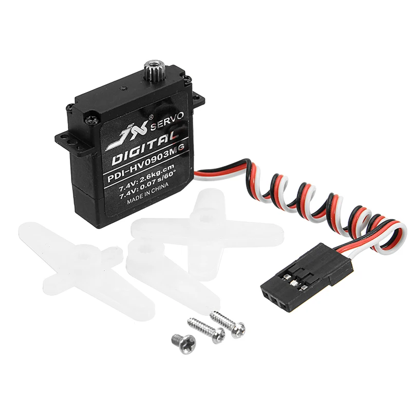 JX Servo PDI-HV0903MG 9,4g с высоким крутящим моментом цифровой стандартный сервопривод для радиоуправляемого вертолета