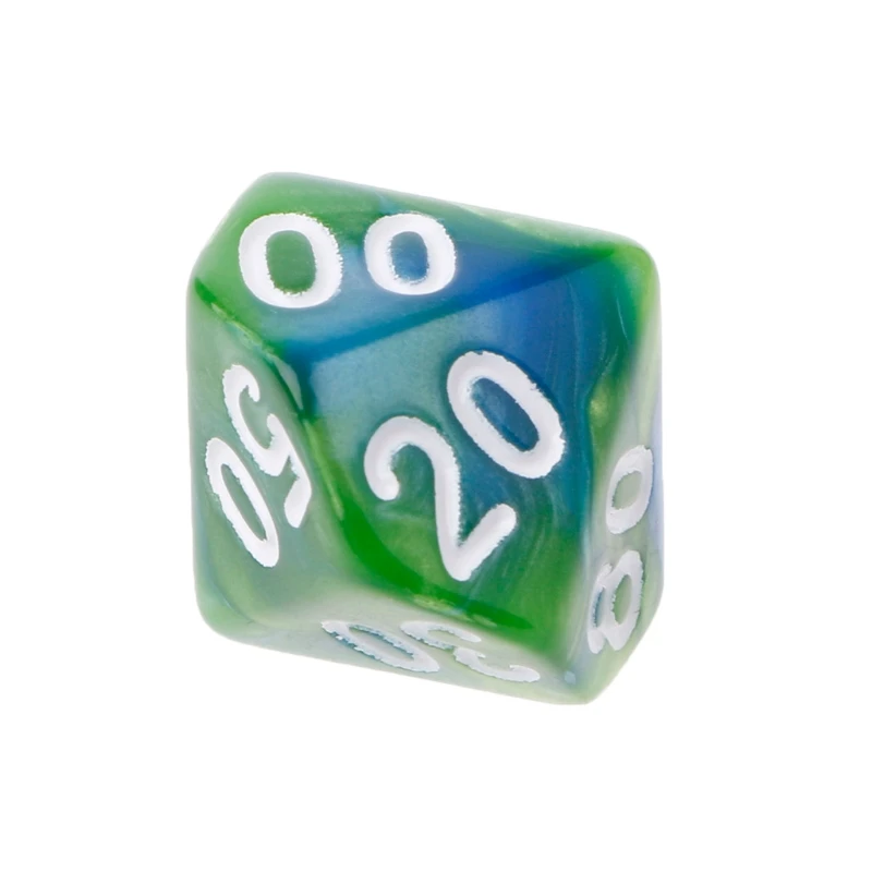 7 шт./компл. акриловые полигедрические кости для TRPG настольной игры|polyhedral dice|acrylic