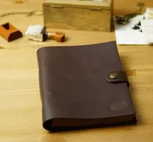 Винтажный блокнот из натуральной кожи Hatimry дневник ручной работы свободные