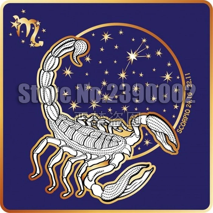 Полная, алмазная живопись, зодиакальное искусство, алмазная вышивка, животное, вышивка крестиком, 5D, стена, Овен, горный хрусталь, мозаика, наборы, сделай сам, домашний декор, подарок - Цвет: F