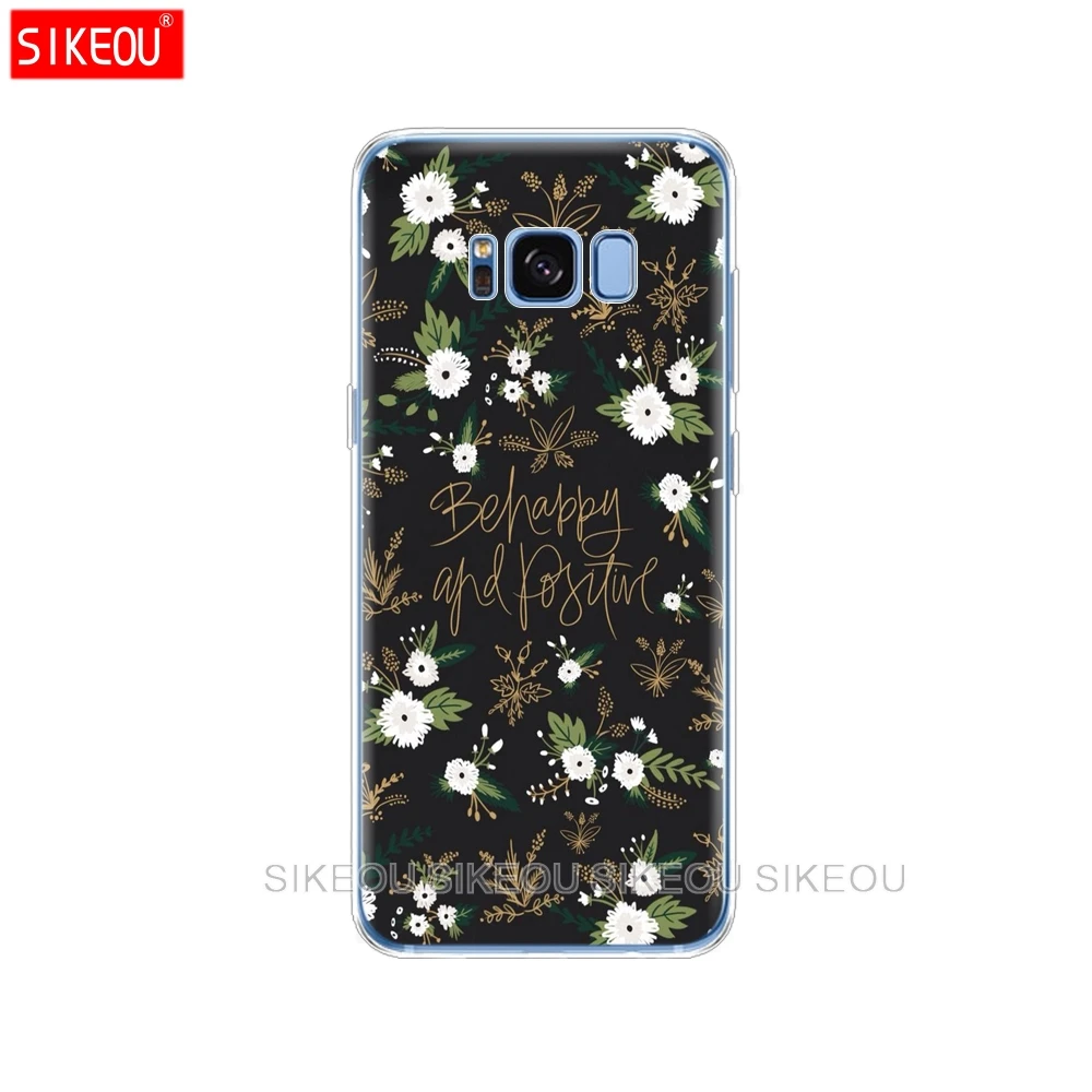 Силиконовый чехол для Samsung Galaxy S9 S8 S7 S6 edge S5 S4 S3 PLUS телефона розовые воспоминания