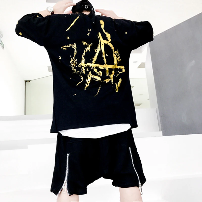 Dropshipping Wholesalers 2018 New Gothic Letters T-Shirt Men | Мужская одежда