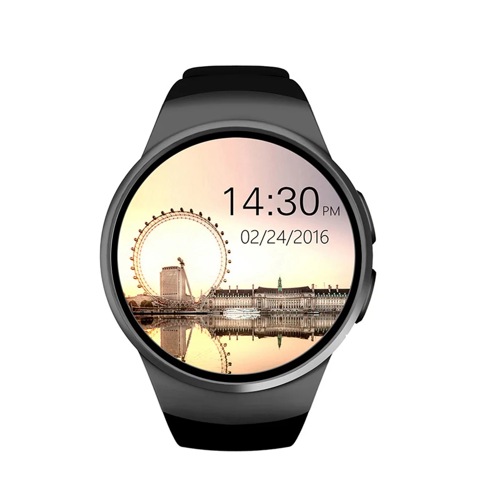 KW18 Bluetooth Смарт-часы Полный Экран Поддержка sim-карта TF SmartWatch телефон Heart Rate Мониторы