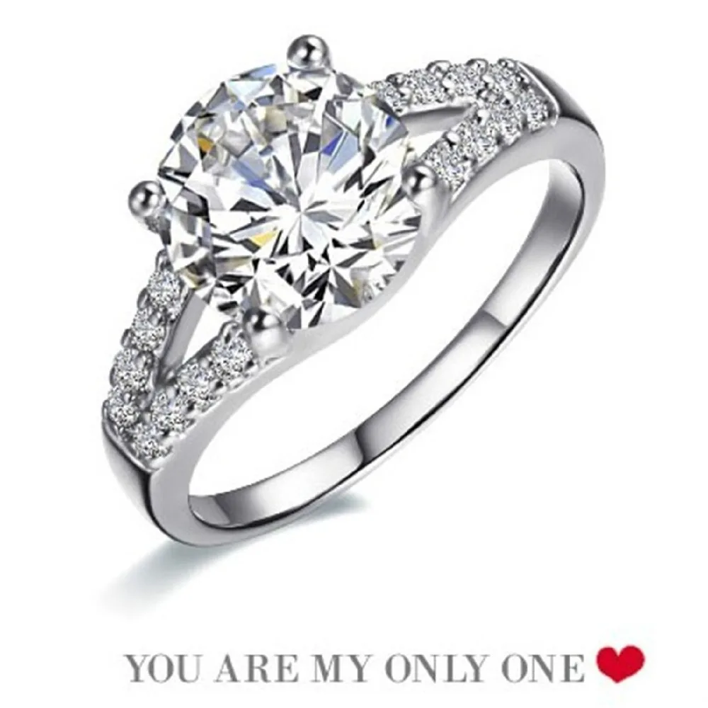 Доступный 2Ct отличный крой Прямая продажа с фабрики NSCD красивый бриллиант кольцо