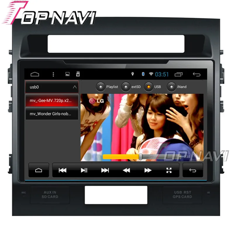 

TOPNAVI 10.1" 1024*600 Quad Core Android 6.0 Car GPS Navigation for Toyota land cruiser Car Multimedia Audio Stereo,NO DVD